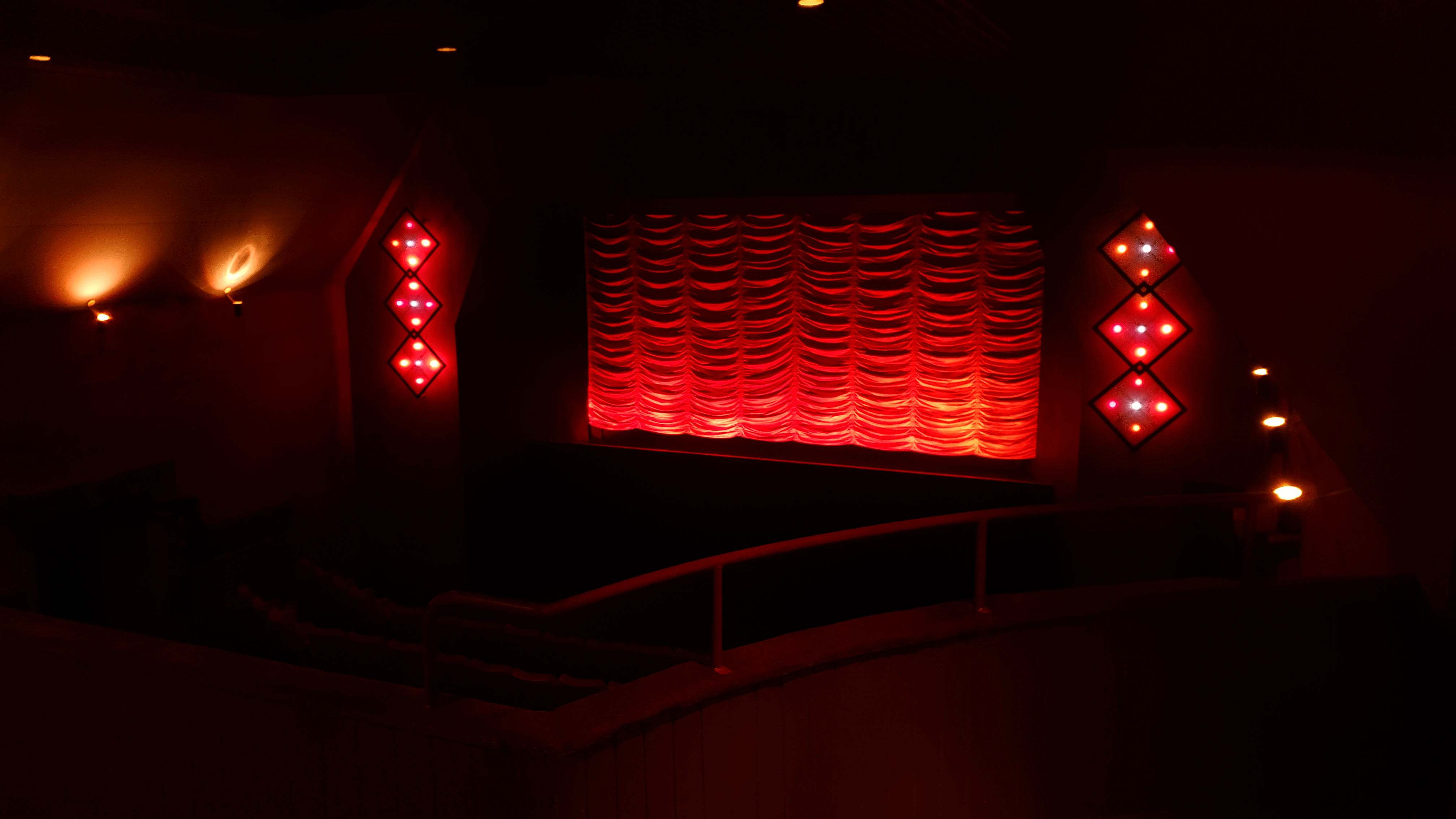 The Plaza Cinema auditorium seen from the circle